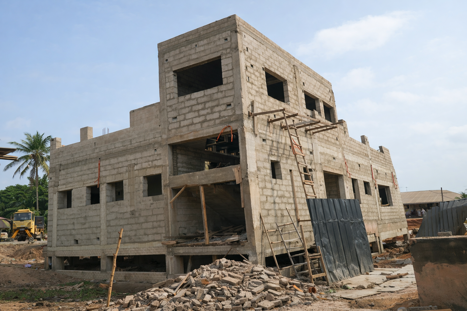 struttura in costruzione