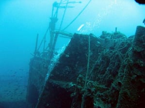 Il relitto della nave Haven