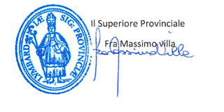 Firma Fra Massimo Villa