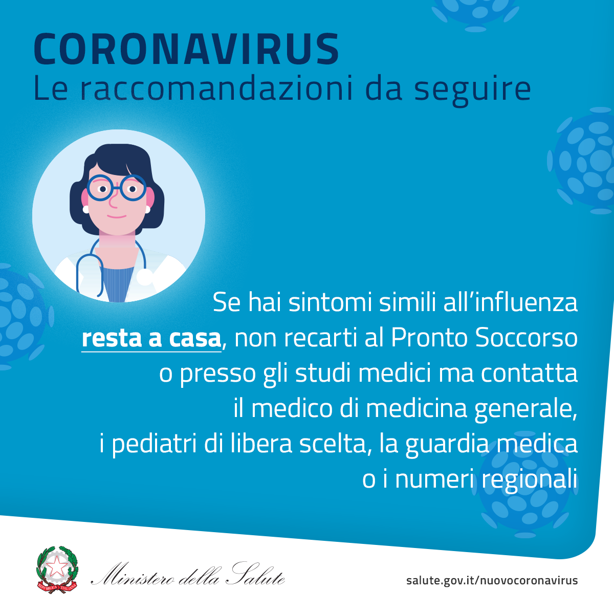 Coronavirus: raccomandazioni 